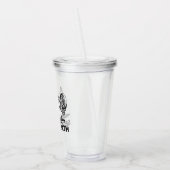 Sewciopath Antique Sewing Machine Fun Acryltrinkbecher (Links)