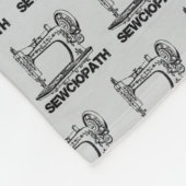 Sewciopath Antique Sewing Machine Fun Fleecedecke (Ecke)