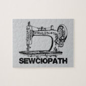 Sewciopath Antique Sewing Machine Fun Puzzle (Horizontal)