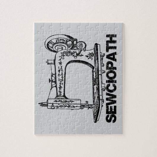 Sewciopath Antique Sewing Machine Fun Puzzle (Vertikal)