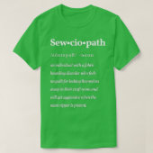 Sewciopath - White T-Shirt (Design vorne)