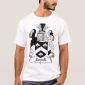 Sewell Familienwappen T-Shirt (Vorderseite)