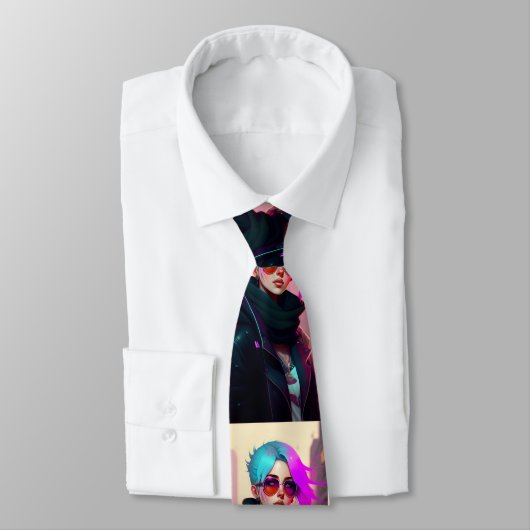 Sewer Emo Punk Lady Krawatte (Gebunden)