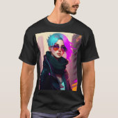 Sewer Emo Punk Lady T-Shirt (Vorderseite)