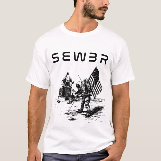 SEWER "Icarus" - Space T - Shirt #1 (Vorderseite)