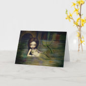 "Sewer Mermaid"-Grußkarte Karte (Gelbe Blume)