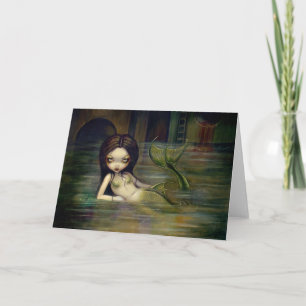 "Sewer Mermaid"-Grußkarte Karte