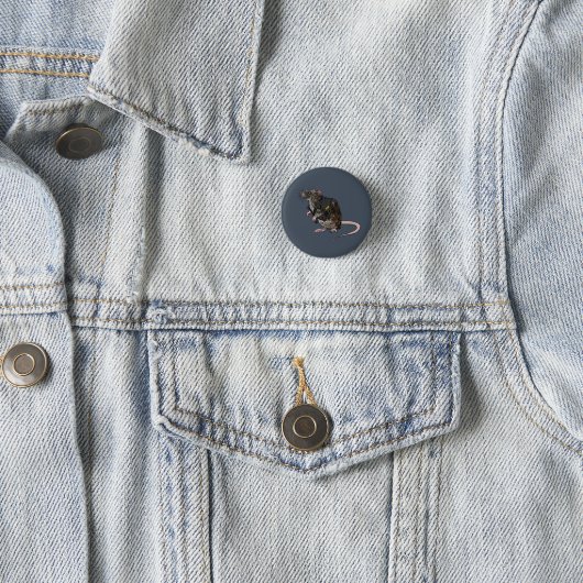 Sewer Punk Rat Button (Beispiel)