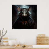 Sewer-Rattenposter Poster (Küche)