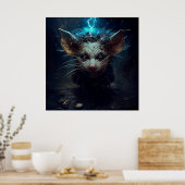 Sewer-Rattenposter Poster (Küche)