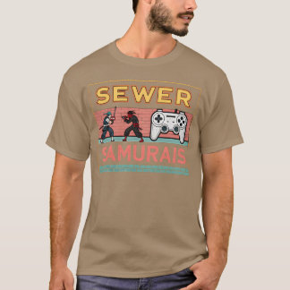 Sewer Samurai Retro Videospiel Freund T-Shirt