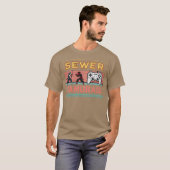 Sewer Samurais Retro Video Game friend T-Shirt (Vorne ganz)