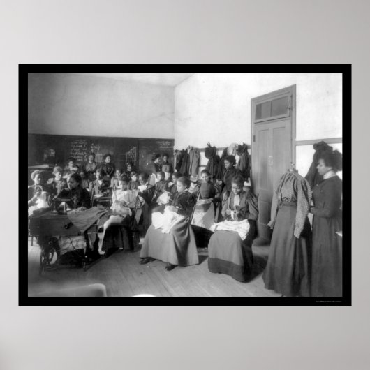 Sewing Class Howard University 1900 Poster (Vorne)