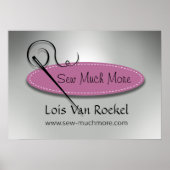 "Sewing Diva - Seamstress, Dressmaker, Designer Poster (Vorne)