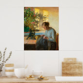 Sewing Fisher Girl by Ancher Poster (Küche)