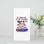 Sewing Gift I Am Dankeskarte (Stehend Vorderseite)