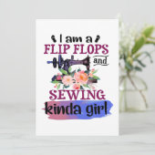 Sewing Gift I Am Save The Date (Stehend Vorderseite)