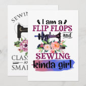 Sewing Gift I Am Save The Date (Vorne/Hinten)