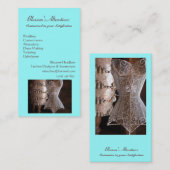 sewing.jpg, die Änderungen der Blüte, Visitenkarte (Vorne/Hinten)