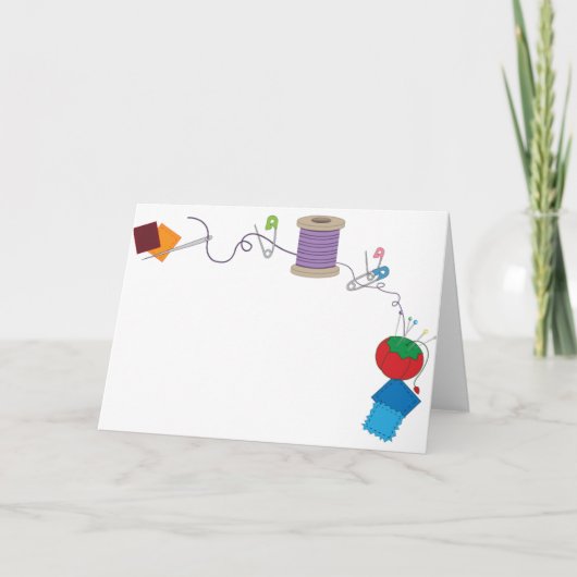 Sewing Karte (Vorderseite)