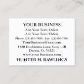 SEWING - Made in America Business Card Visitenkarte (Rückseite)