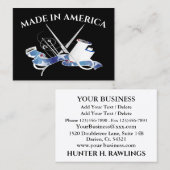 SEWING - Made in America Visitenkarte (Vorne/Hinten)
