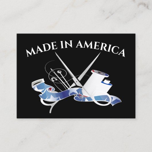 SEWING - Made in America Visitenkarte (Vorderseite)