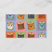 Sewing quilter quilter seamstress thread spools visitenkarte (Vorderseite)