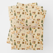 Sewing Supplies Wrapping Paper Geschenkpapier Set (Beispiel)
