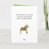 Sewing Theme Birthday Card Karte (Rückseite)