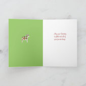 Sewing Theme Birthday Card Karte (Innenseite)