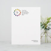 Sewing Thimble, Needle and Threads Briefbogen (Stehend Vorderseite)