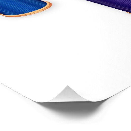 Sewing Thimble, Needle and Threads Poster (Ecke)