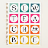 Sewteachable Colorful Squares Planer (Vorderseite)