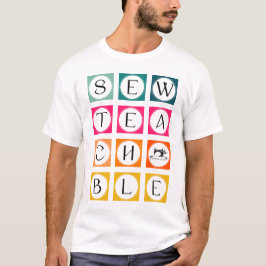 Sewteachable Colorful Squares T-Shirt