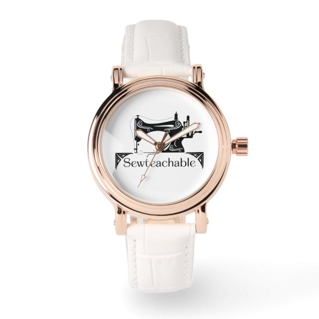 Sewteachable eWatch Uhr (Weiß) (Vorderseite)