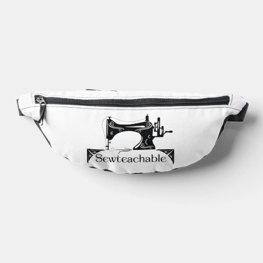 Sewteachable Vintage Sewing Machine Bauchtasche (Ablage )