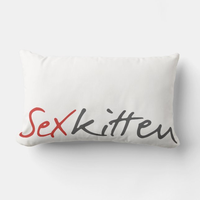 Sex Kitten Kissen (Vorderseite)