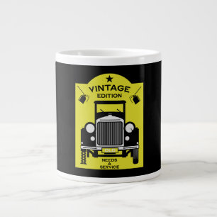 Sexagierisches Glück zum Geburtstag über dem Hügel Jumbo-Tasse