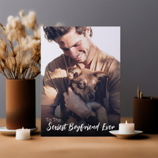 Sexiest Boyfriend Ever Foto Valentinstag Karte