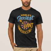 Sexiest der Welt - Erwachsener Humor Dart T-Shirt (Vorderseite)