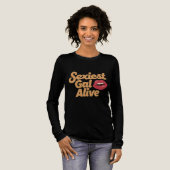 Sexiest Gal Alive Tri-Blend Shirt (Volle Vorderseite)