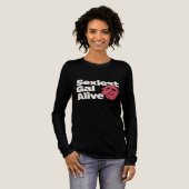 Sexiest Gal Alive Tri-Blend Shirt (Volle Vorderseite)
