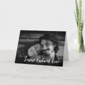 Sexiest Mann je Foto Valentinstag Karte (Vorderseite)