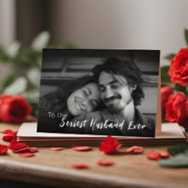 Sexiest Mann je Foto Valentinstag Karte