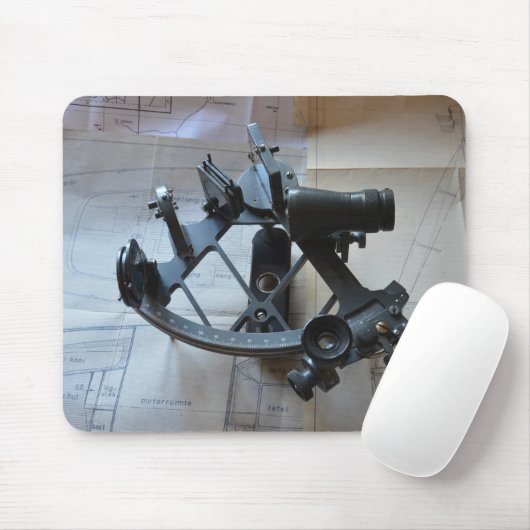 Sextant für die Himmelfahrt Mousepad (Mit Mouse)