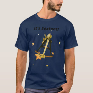 Sextant für die Navigation in der alten Schule T-Shirt