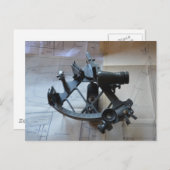 Sextant für Himmelsnavigation Postkarte (Vorne/Hinten)