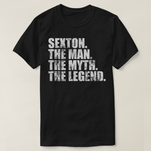 SextonSexton Familienname Sexton Nachname Sexton N T-Shirt (Design vorne)