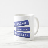 Sexualities sind nicht Persönlichkeits-Tasse 001 Kaffeetasse (VorderseiteRechts)